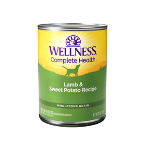 Wellness Complete Health Lamb & Sweet Potato Wet Dog Food Can