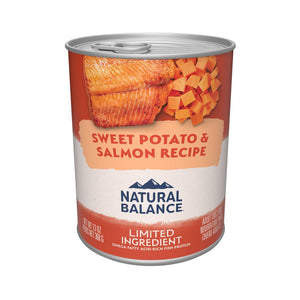 Natural Balance Limited Ingredient Sweet Potato & Salmon Recipe Wet Dog Food Can