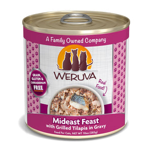 Weruva Classic Cat Mideast Feast with Grilled Tilapia in Gravy Wet Cat Food Can