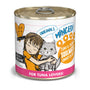 BFF MINCED Tuna & Salmon Soulmates Dinner in Gelee Wet Cat Food Can