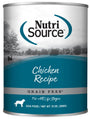NutriSource Grain Free Chicken Formula Canned Dog Food
