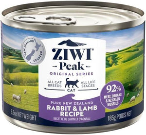 ZIWI Peak Rabbit & Lamb Recipe Wet Cat Food Can
