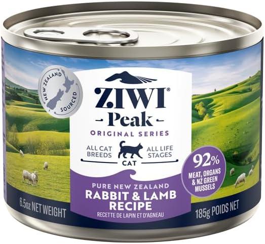 ZIWI Peak Rabbit & Lamb Recipe Wet Cat Food Can
