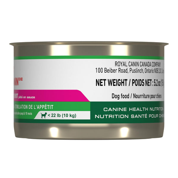 Royal Canin Canine Health Nutrition Stimulation de l'appétit Puppy Loaf en sauce Nourriture humide pour chiots en boîte (CA)