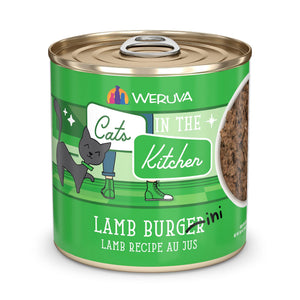Cats in the Kitchen Lamb Burger-ini Lamb Recipe Au Jus Wet Cat Food Can