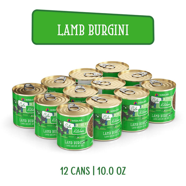 Cats in the Kitchen Lamb Burger-ini Lamb Recipe Au Jus Wet Cat Food Can