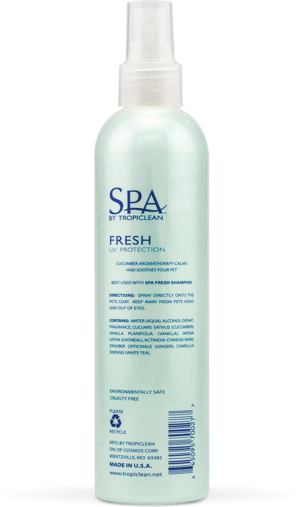 SPA by Tropiclean Lavish Fresh Cologne Spray pour animaux de compagnie, 8 oz