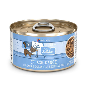 Cats in the Kitchen Splash Dance Chicken & Ocean Fish Recipe Au Jus Wet Cat Food Can