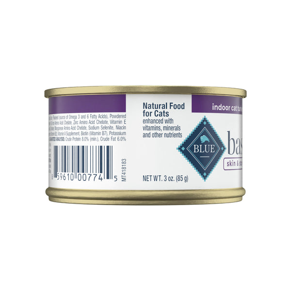 Blue Buffalo Basics Skin & Stomach Care Natural Turkey & Potato Entree Indoor Adult Grain-Free Wet Cat Food