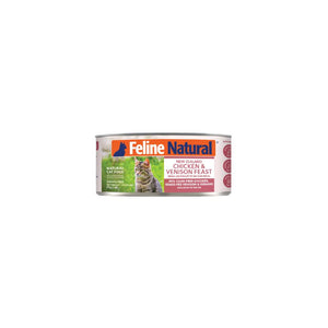 Feline Natural Chicken & Venison Feast Grain-Free Wet Cat Food Can