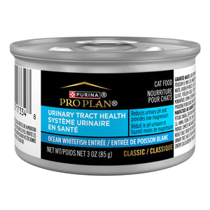 Purina Pro Plan Urinary Tract Health Ocean Whitefish Entree Wet Cat Food Can