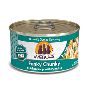 Weruva Classic Cat Funky Chunky Chicken Soup with Pumpkin Wet Cat Food Can