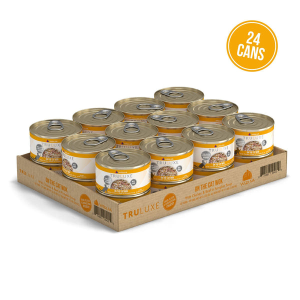 TRULUXE On the Cat Wok with Chicken & Beef in Pumpkin Soup Wet Cat Food Can