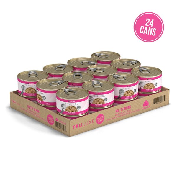 TRULUXE Pretty in Pink with Salmon in Gravy Wet Cat Food Can
