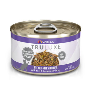 TRULUXE Steak Frites Dinner with Beef & Pumpkin in Gravy Wet Cat Food Can