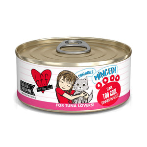 BFF MINCED Tuna Too Cool Dinner in Gelee Wet Cat Food Can