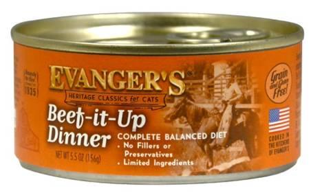 Evanger's Heritage Classics Beef It Up Dinner Wet Cat Food Can