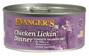 Evanger's Heritage Classics Chicken Lickin' Dinner Wet Cat Food Can