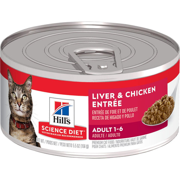 Hill's Science Diet Adult Liver & Chicken Entree Wet Cat Food