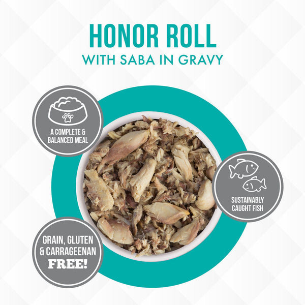 TRULUXE Honor Roll with Saba in Gravy Wet Cat Food Can