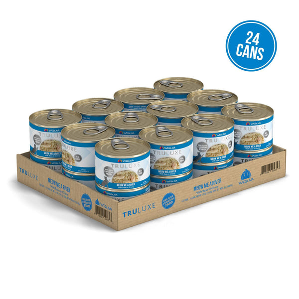 TRULUXE Meow Me a River with Basa in Gravy Wet Cat Food Can