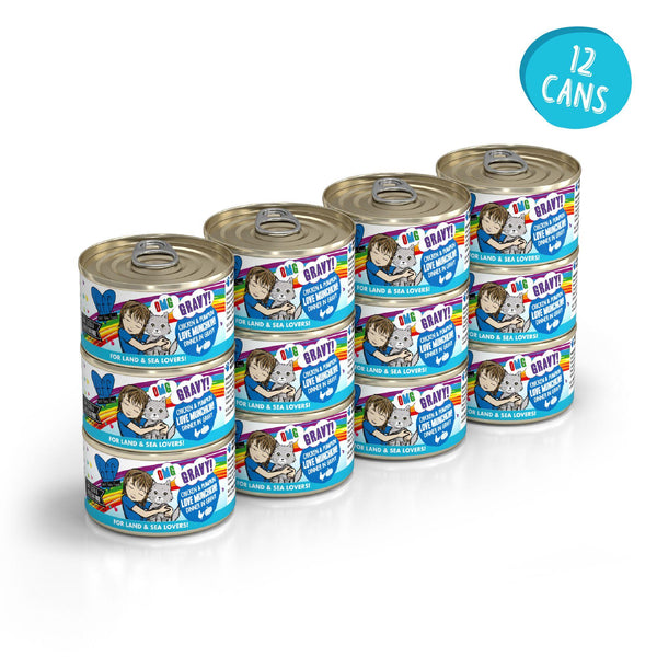 BFF OMG GRAVY Chicken & Pumpkin Love Munchkin! Dinner in Gravy Wet Cat Food Can