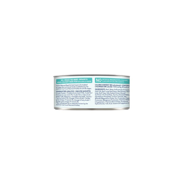 Feline Natural Beef & Hoki Feast Grain-Free Wet Cat Food Can