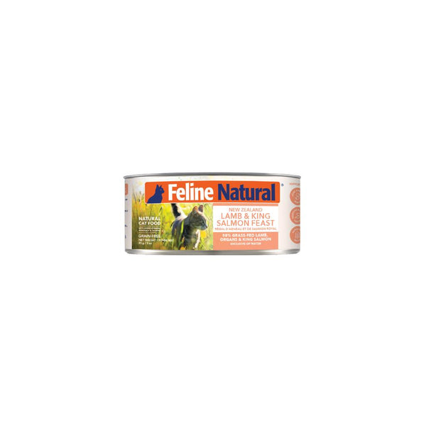 Feline Natural Festin d'Agneau et de Saumon Sans céréales Nourriture en conserve pour chats