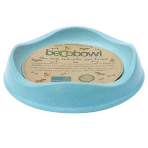 Beco Cat Bowl, Blue, 6.6-in