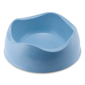 Beco Bamboo Pet Bowl, Blue, Small 6.6-in