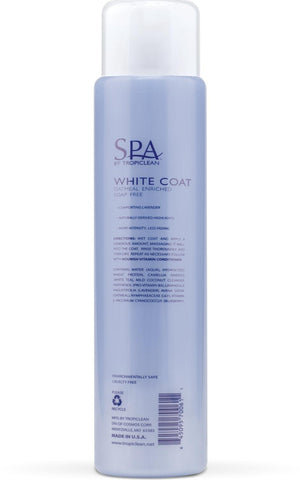 SPA by Tropiclean Lavish White Coat Shampoo for Pets, 16-oz