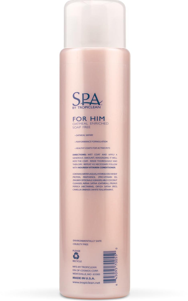 SPA by Tropiclean Lavish For Him Shampooing pour animaux de compagnie, 16 oz