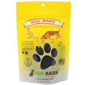 Dog Bark Naturals Roo Bark Friandises Kangourou pour chiens, 4-oz