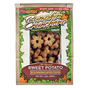 K9 Granola Factory Pumpkin Crunchers with Sweet Potatoes, Carrots and Parsley Dog Treats, 14-oz
