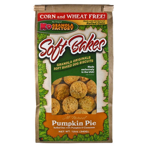 K9 Granola Factory Soft Bakes Pumpkin Pie Recipe Dog Treats, 12-oz