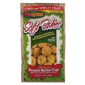 K9 Granola Factory Soft Bakes Friandises pour chiens saveur Beurre de cacahuète, 12 oz