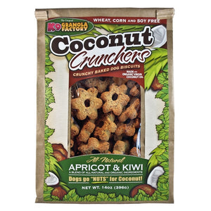 K9 Granola Factory Coconut Crunchers Apricot and Kiwi Dog Treats, 14-oz