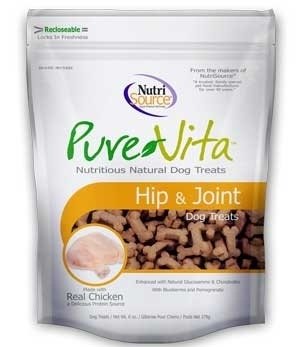Gâteries PureVita pour la hanche et les articulations, 6 oz