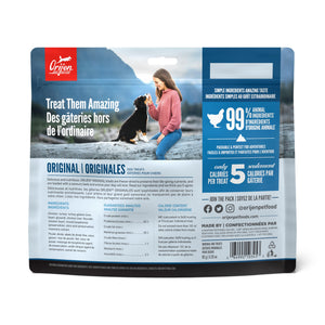 ORIJEN Original Grain-Free Gâteries Lyophilisées pour chiens