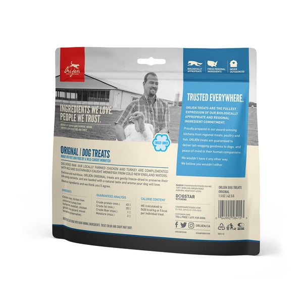 ORIJEN Original Grain-Free Freeze-Dried Dog Treats