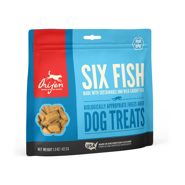 ORIJEN Six Fish Grain-Free Freeze-Dried Dog Treats