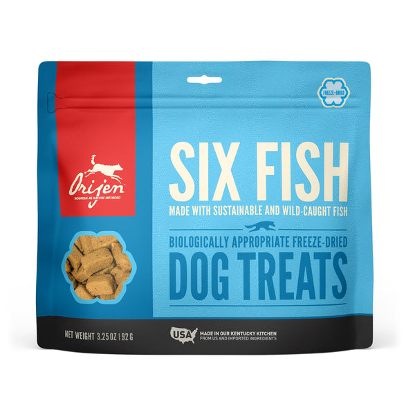 ORIJEN Six Fish Grain-Free Freeze-Dried Dog Treats