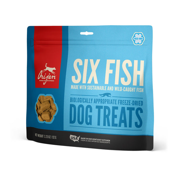 ORIJEN Six Fish Grain-Free Freeze-Dried Dog Treats