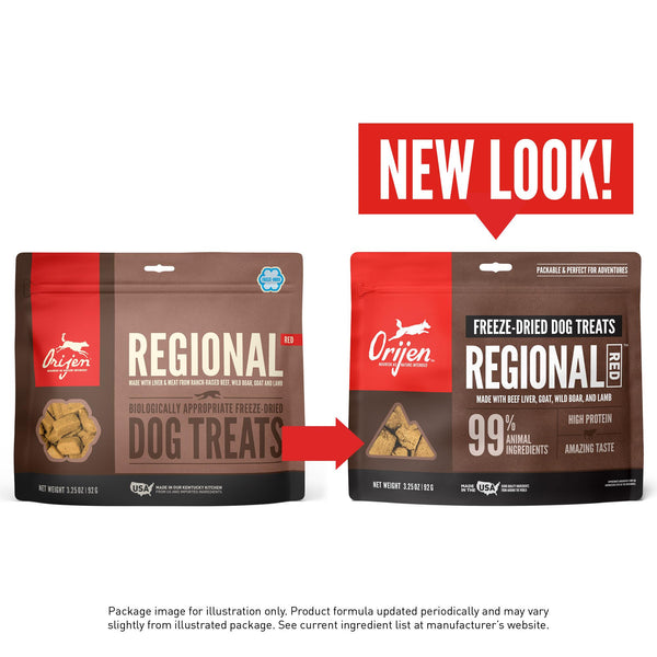 ORIJEN Regional Red Grain-Free Freeze-Dried Dog Treats