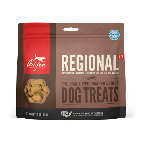 ORIJEN Regional Red Grain-Free Freeze-Dried Dog Treats