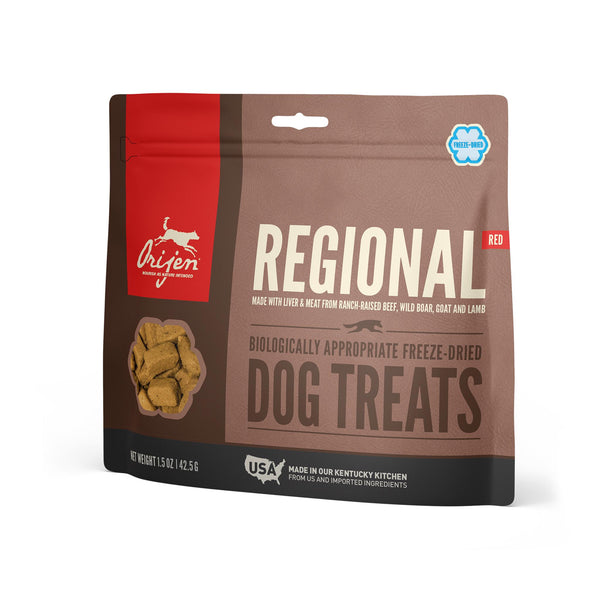 ORIJEN Regional Red Grain-Free Freeze-Dried Dog Treats