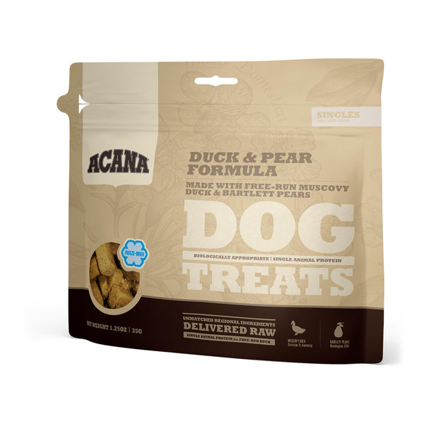 ACANA Singles Duck & Pear Grain-Free Freeze-Dried Dog Treats
