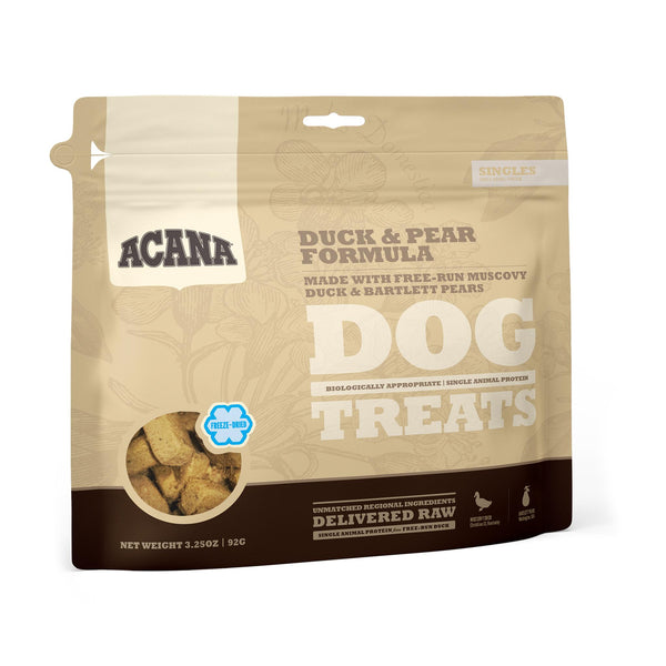 ACANA Singles Duck & Pear Grain-Free Freeze-Dried Dog Treats