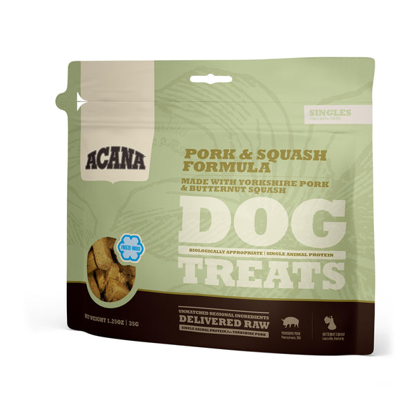 ACANA Singles Pork & Squash Grain-Free Freeze-Dried Dog Treats
