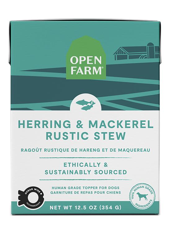 Open Farm Rustic Stew Herring & Mackerel Recipe Wet Dog Food